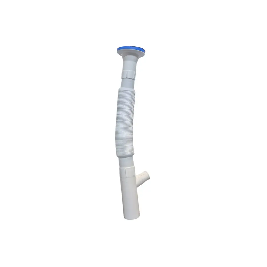 ÖZBEST KÖRÜKLÜ LAVABO SİFONU MAKİNE TAHLİYE GİDERLİ