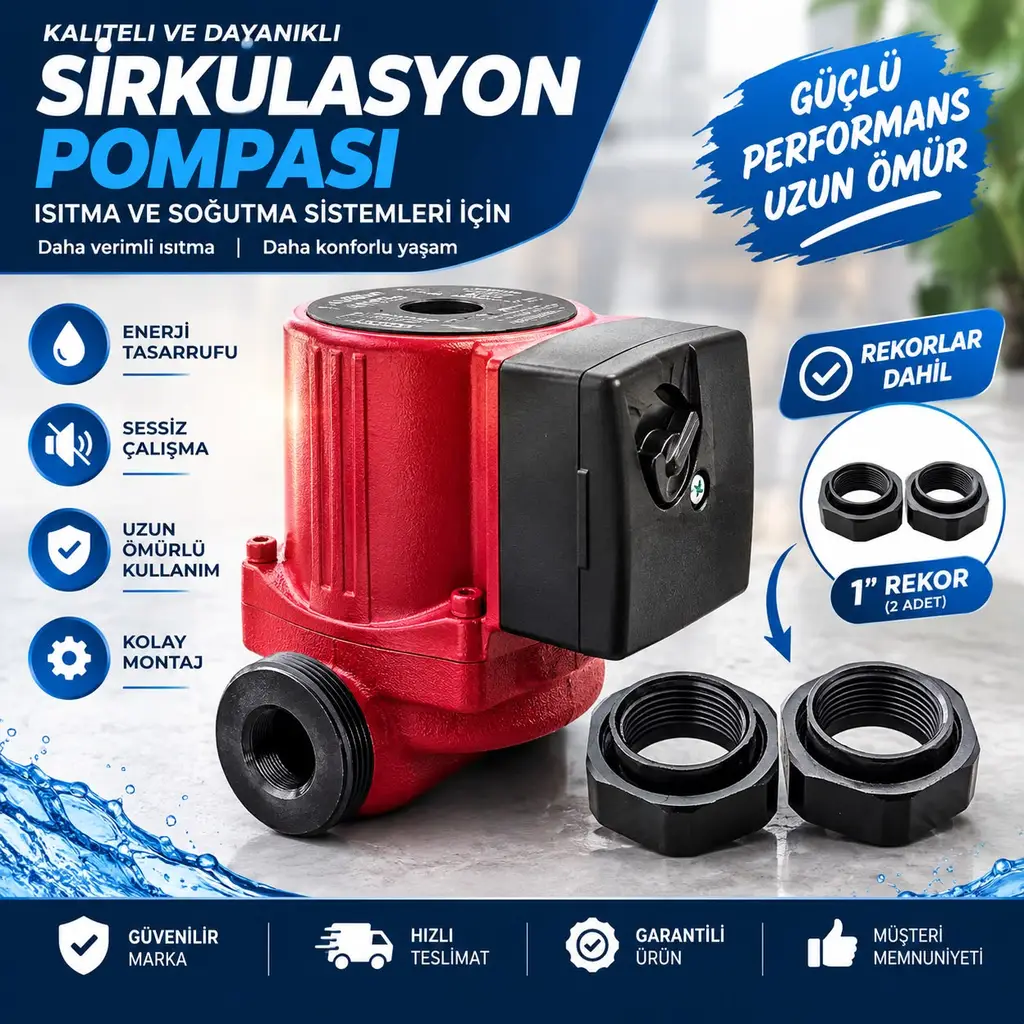 ZESS GPD 25_6 S 230 V 50HZ Sirkülasyon Pompası 3 Kademeli Kombi ve Isıtma Sistemleri ZESS GPD 25_6 S 230 V 50HZ Sirkülasyon Pompası 3 Kademeli Kombi ve Isıtma Sistemleri