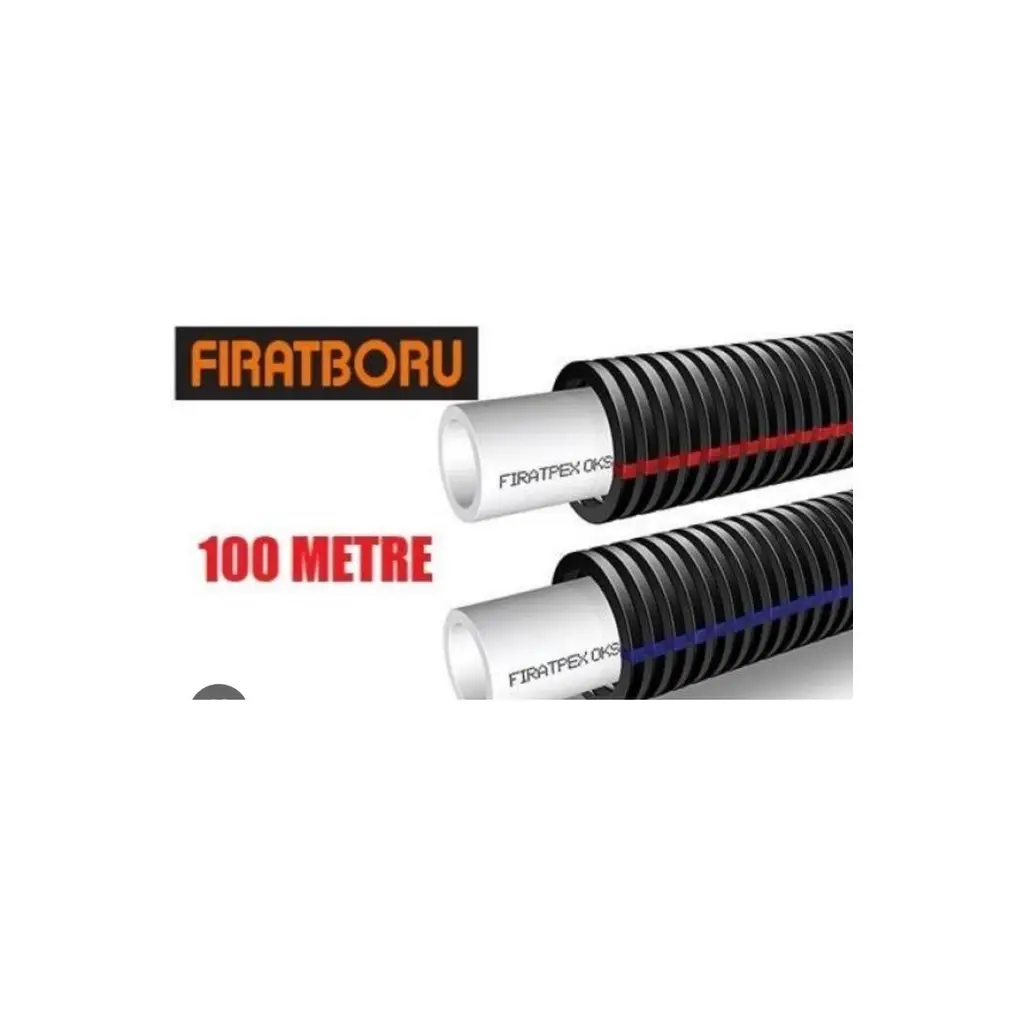 Firat 16*2 Mm Fırat Pex-b Boru Pex Boru Kirmizi