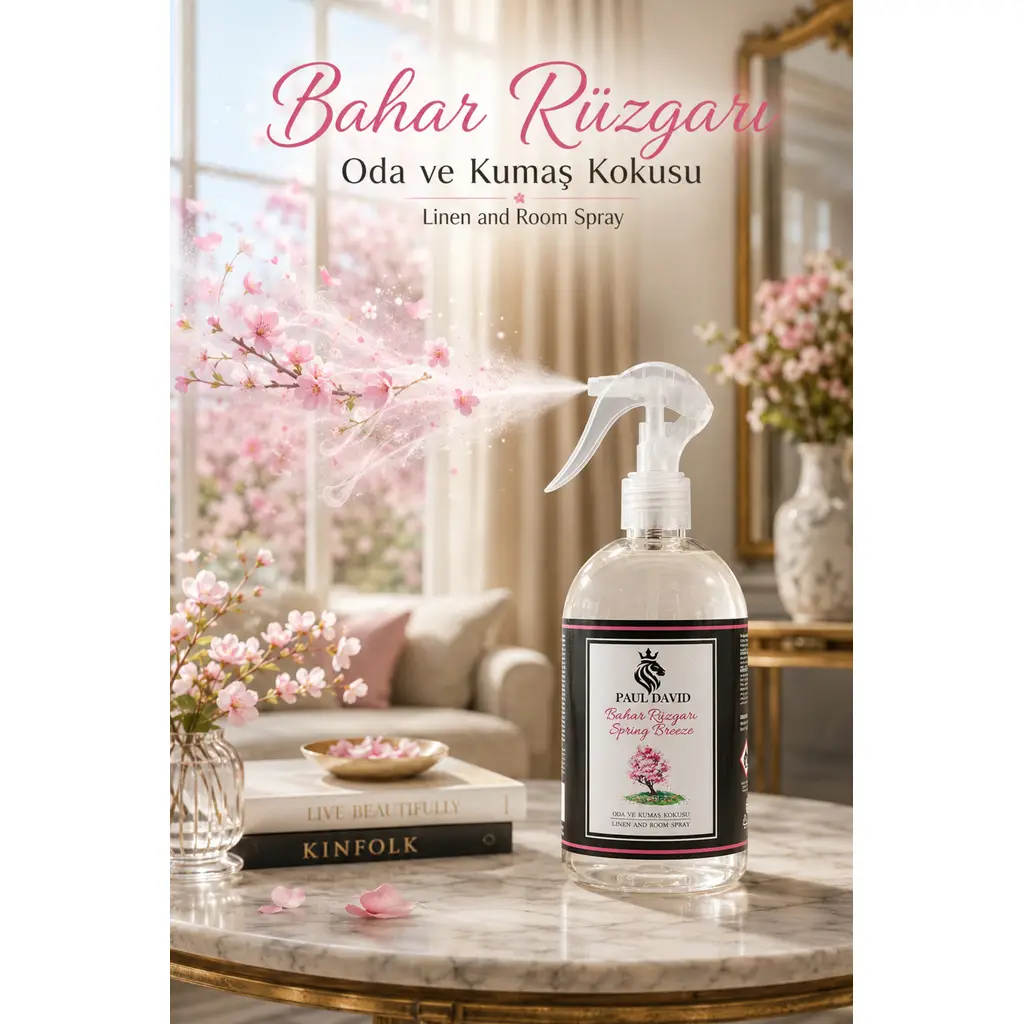 500 ML Bahar Rüzgarı Oda Kumaş ve Araç Kokusu