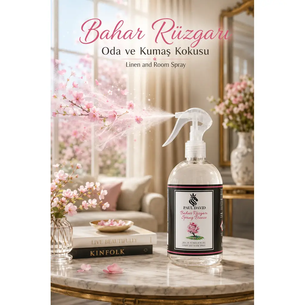 500 ML Bahar Rüzgarı Oda Kumaş ve Araç Kokusu