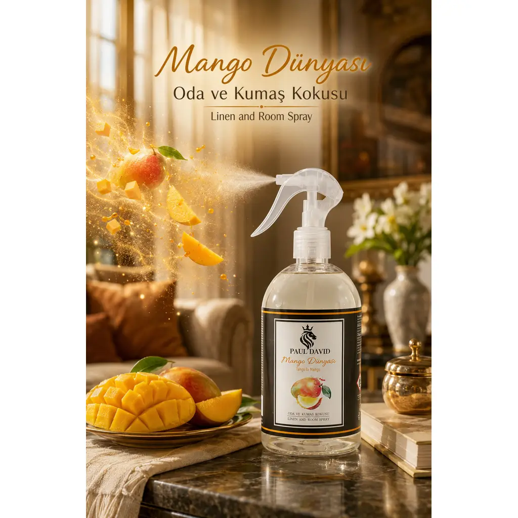 500 ML Mango Dünyası Oda Kumaş ve Araç Kokusu