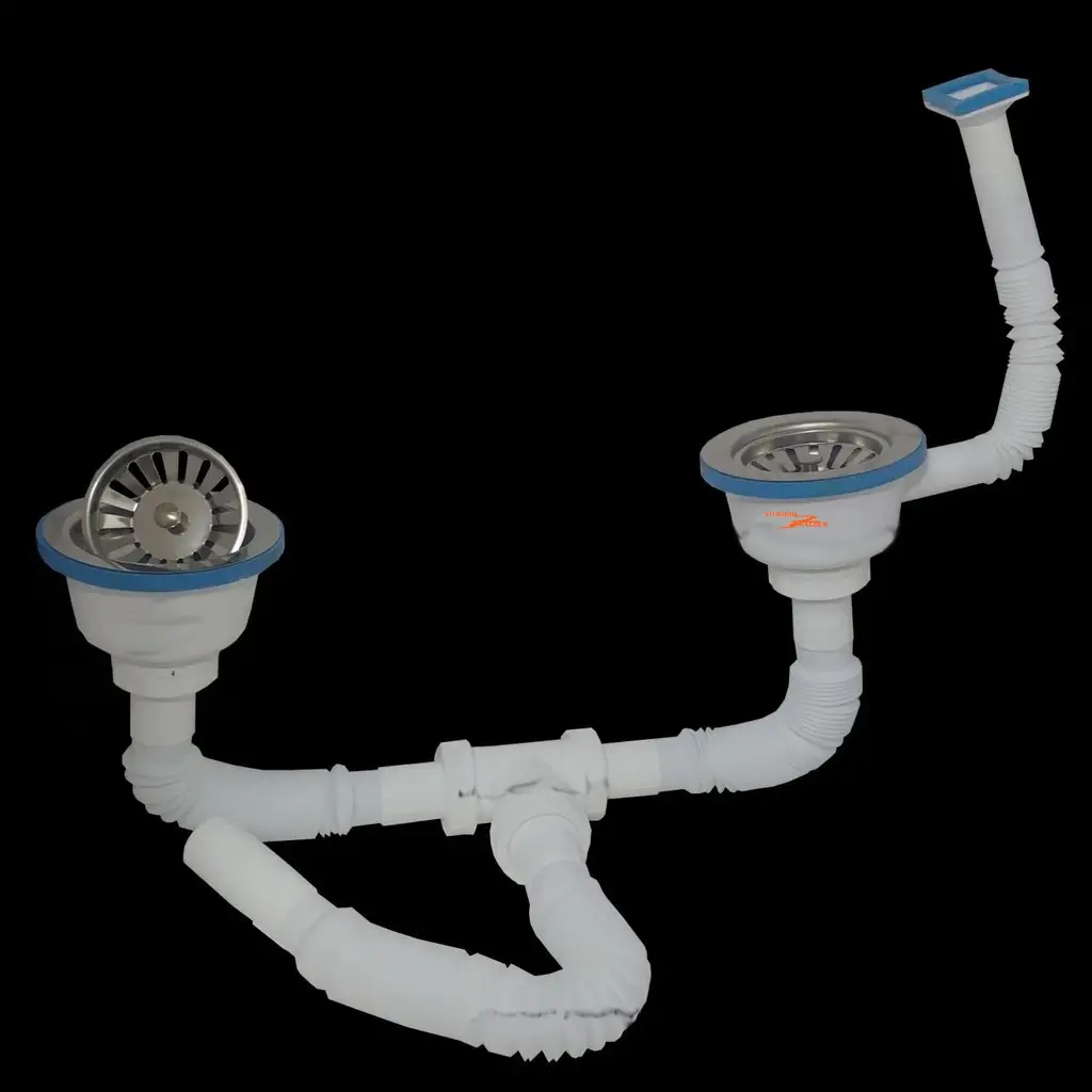 Çöpmak Körüklü Sifon Üstten Damlalıklı Çiftli Büyük Kafa Evye Sifonu Lavabo Gideri Pislik Tutuculu Çöpmak Körüklü Sifon Üstten Damlalıklı Çiftli Büyük Kafa Evye Sifonu Lavabo Gideri Pislik Tutuculu