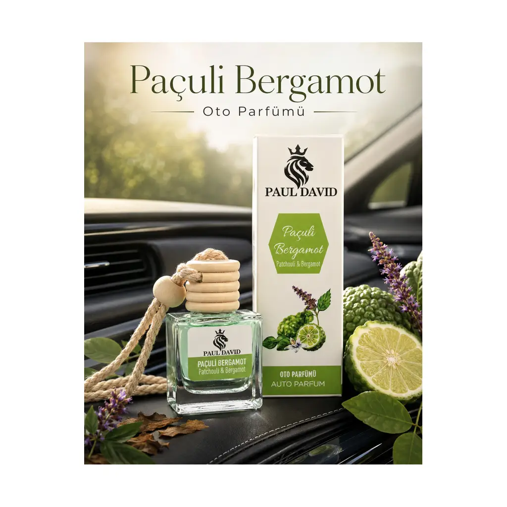 Dekoratif Araç Oto Kokusu Paçuli & Bergamot 10ml