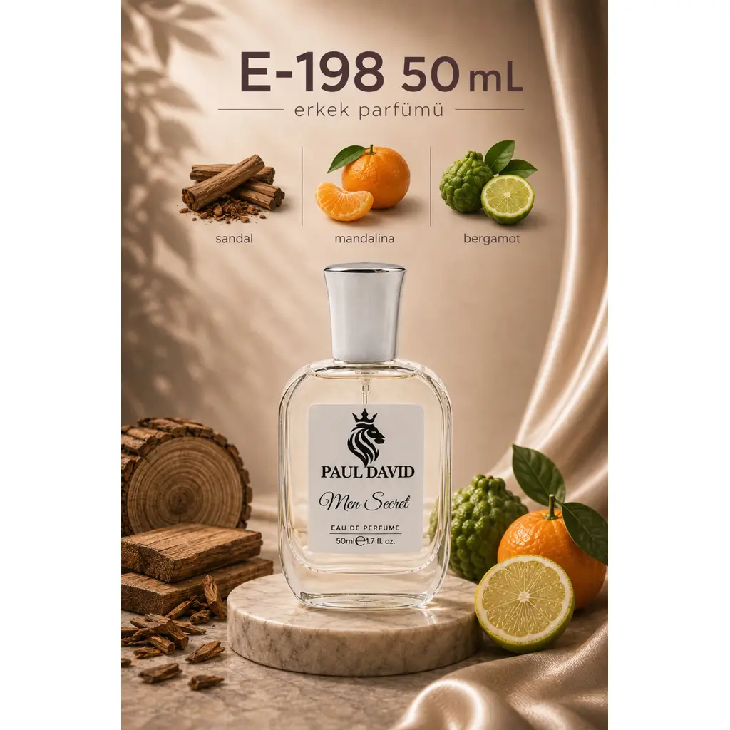 E-198 ODUNSU AROMATİK EDP PARFÜM UZUN SÜRE KALICI 50ML