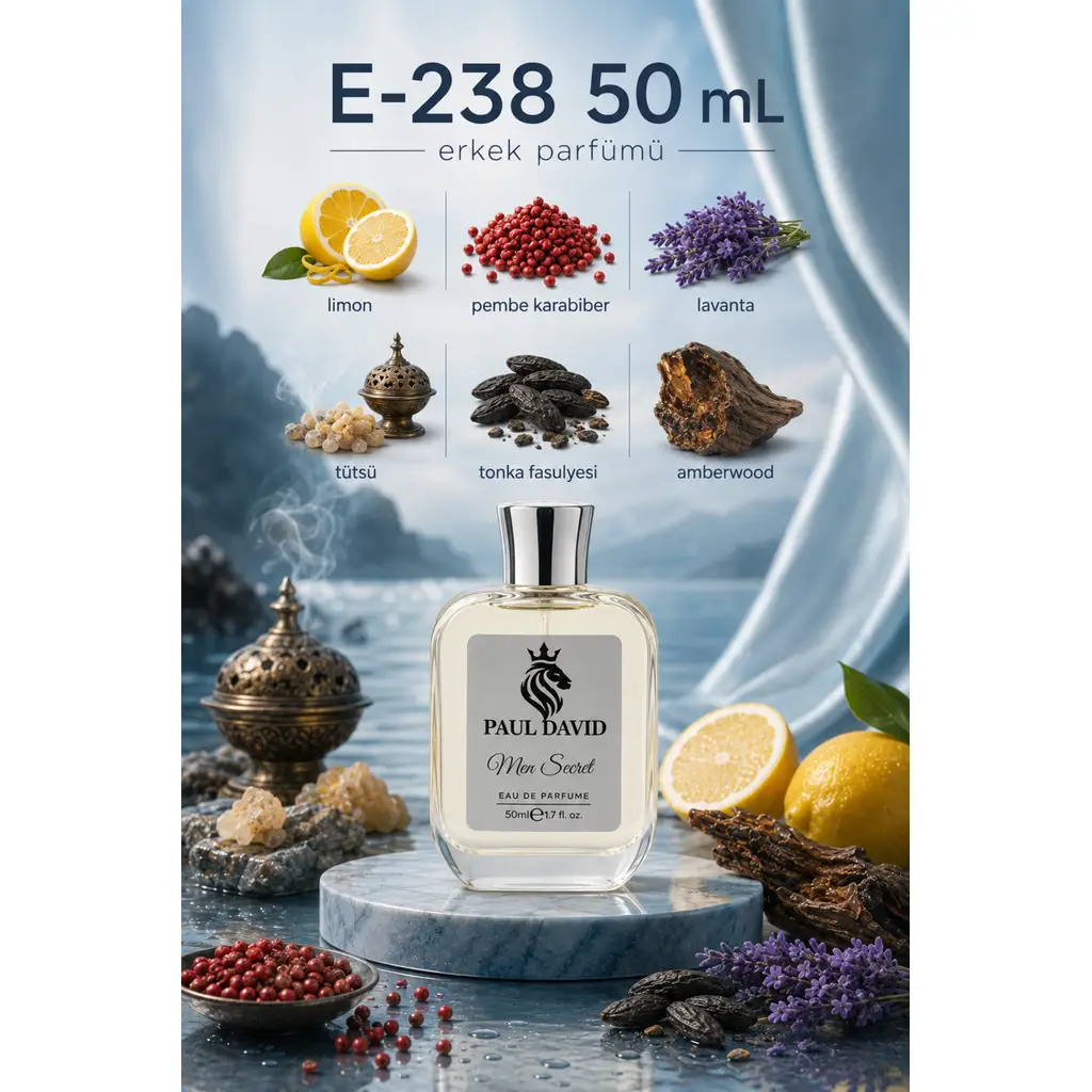 E-238 AROMATİK EDP PARFÜM UZUN SÜRE KALICI 50ML