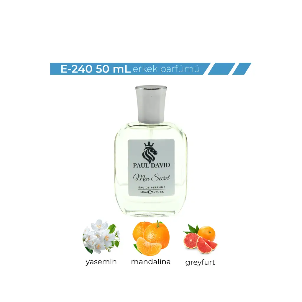 E-240 Odunsu Fresh Erkek Parfüm Edp Uzun Süre Kalıcı 50 ml
