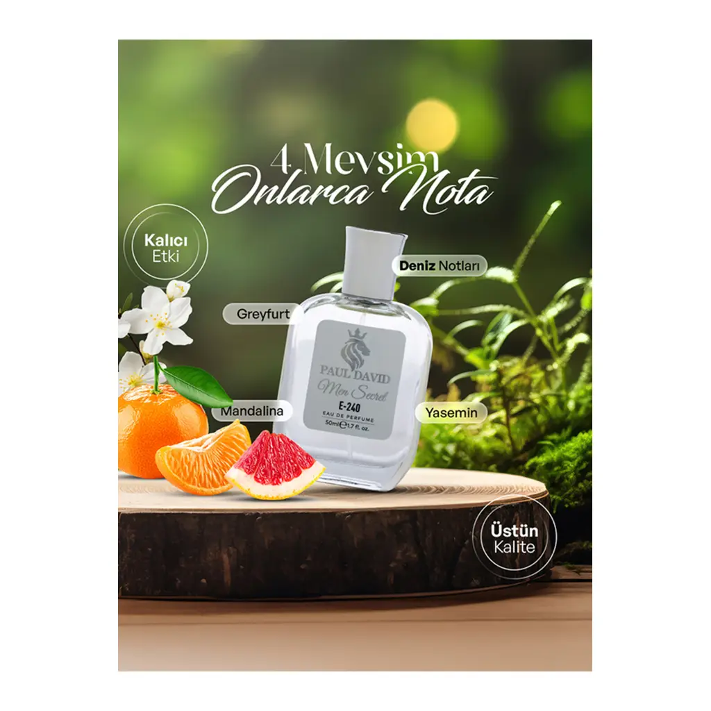 E-240 Odunsu Fresh Erkek Parfüm Edp Uzun Süre Kalıcı 50 ml E-240 Odunsu Fresh Erkek Parfüm Edp Uzun Süre Kalıcı 50 ml
