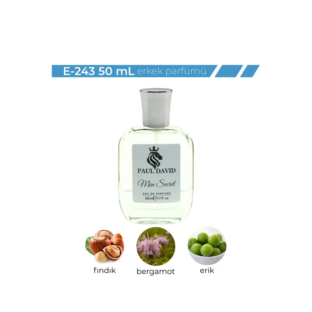 E-243 ODUNSU EDP PARFÜM UZUN SÜRE KALICI 50ML E-243 ODUNSU EDP PARFÜM UZUN SÜRE KALICI 50ML