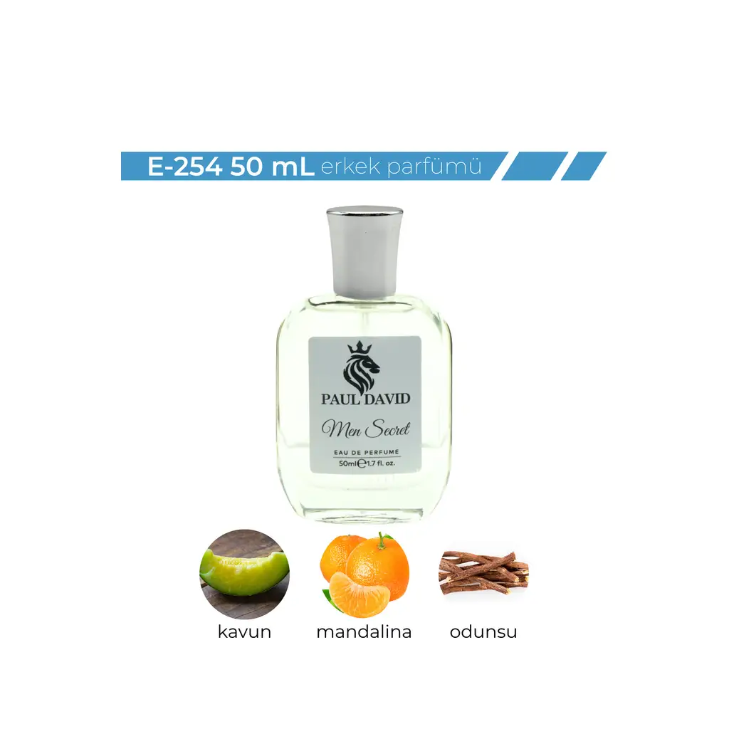 E-254 AROMATİK FOUGERE EDP PARFÜM UZUN SÜRE KALICI 50ML E-254 AROMATİK FOUGERE EDP PARFÜM UZUN SÜRE KALICI 50ML