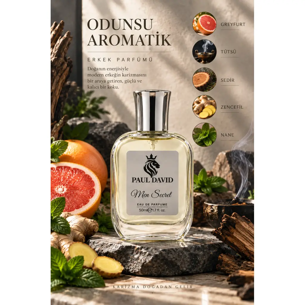E057 ODUNSU AROMATİK EDP PARFÜM UZUN SÜRE KALICI 50ML