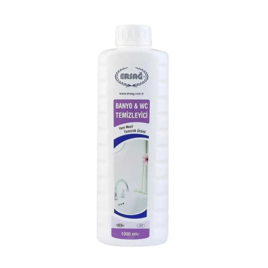 Ersağ Banyo Wc Temizleyici Antibakteriyel & Antifungal 1000 ml Aparatsız