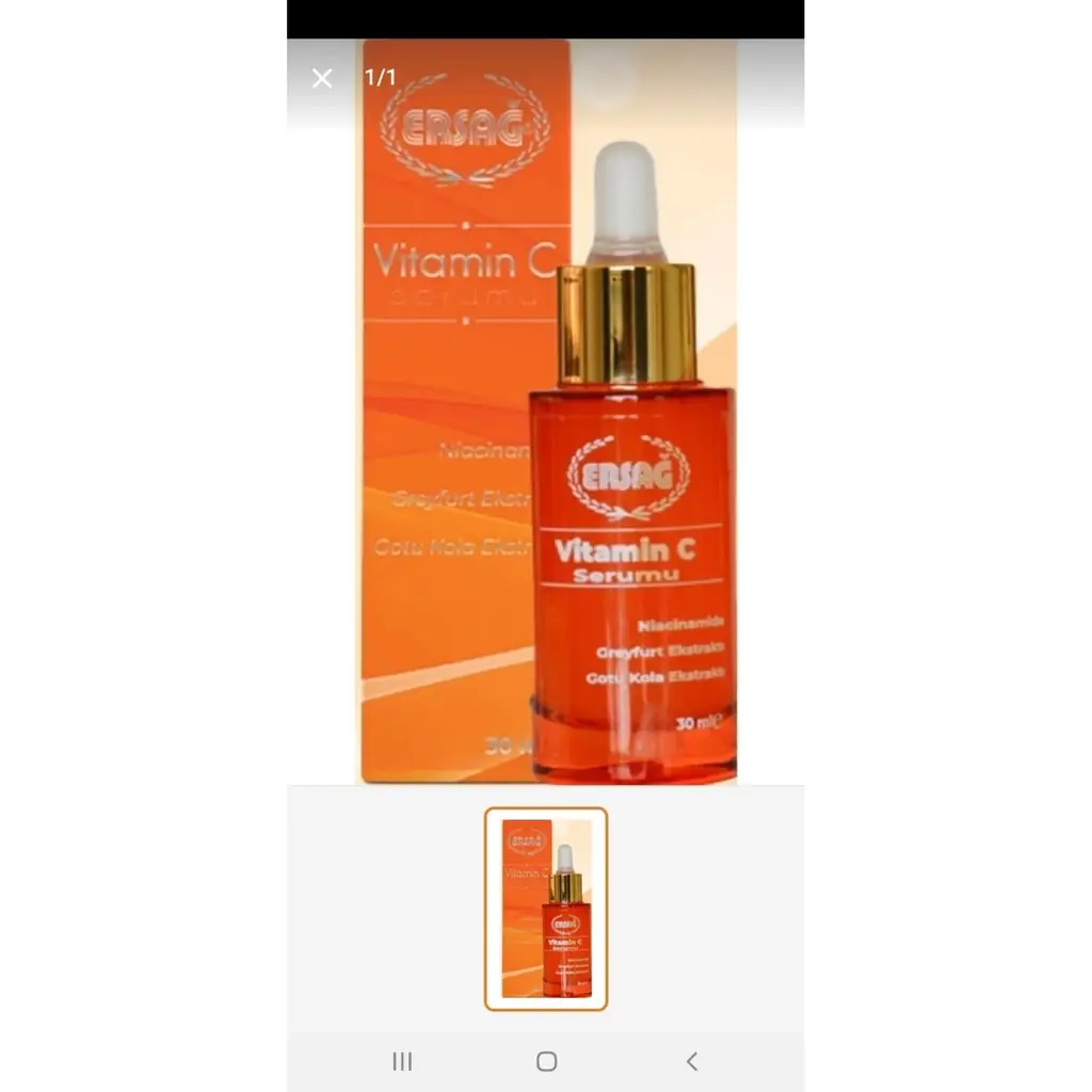 Ersağ ERSAĞ VİTAMİN C SERUM 30 ml