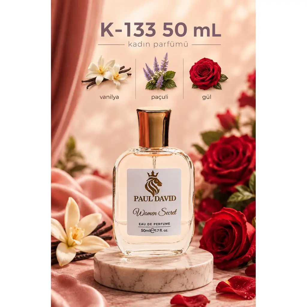 K-133 Chypre Kadın Parfüm EDP Uzun Süre Kalıcı 50 ml