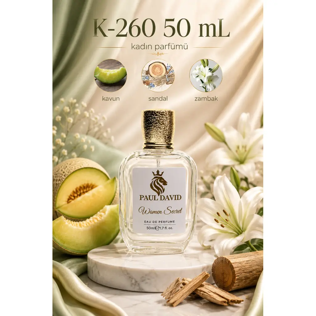 K-260 ÇİÇEK MEYVE EDP PARFÜM UZUN SÜRE KALICI 50ML