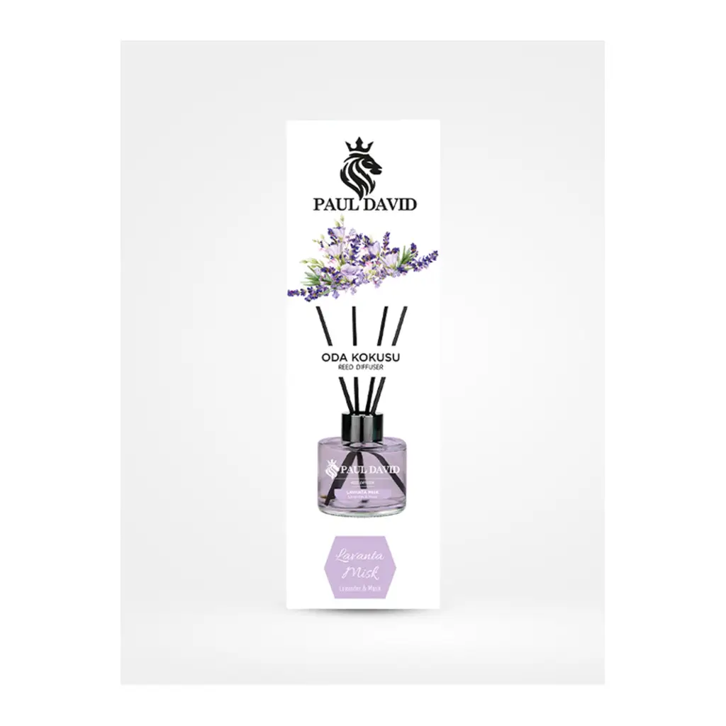 paul david Lavanta Misk Yüksek Koku Yayılımlı Dekoratif Bambu Çubuklu Oda Kokusu 145 ml paul david Lavanta Misk Yüksek Koku Yayılımlı Dekoratif Bambu Çubuklu Oda Kokusu 145 ml