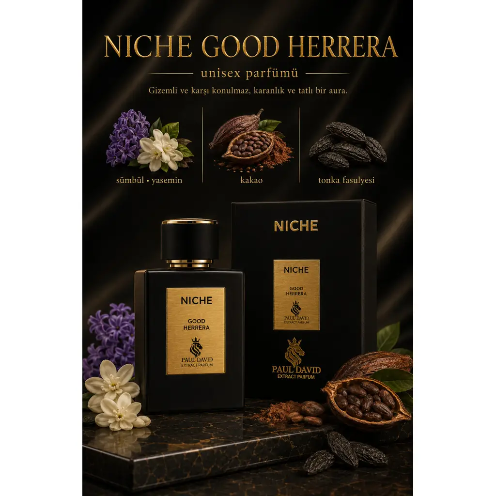 NİCHE GOOD HERRERA Unisex Parfüm EDP Uzun Süre Kalıcı 50 ml