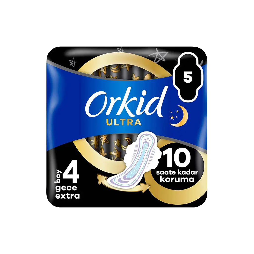 Orkid Ultra Ekstra Tekli Gece Ekstra 5li 2 adet Orkid Ultra Ekstra Tekli Gece Ekstra 5li 2 adet