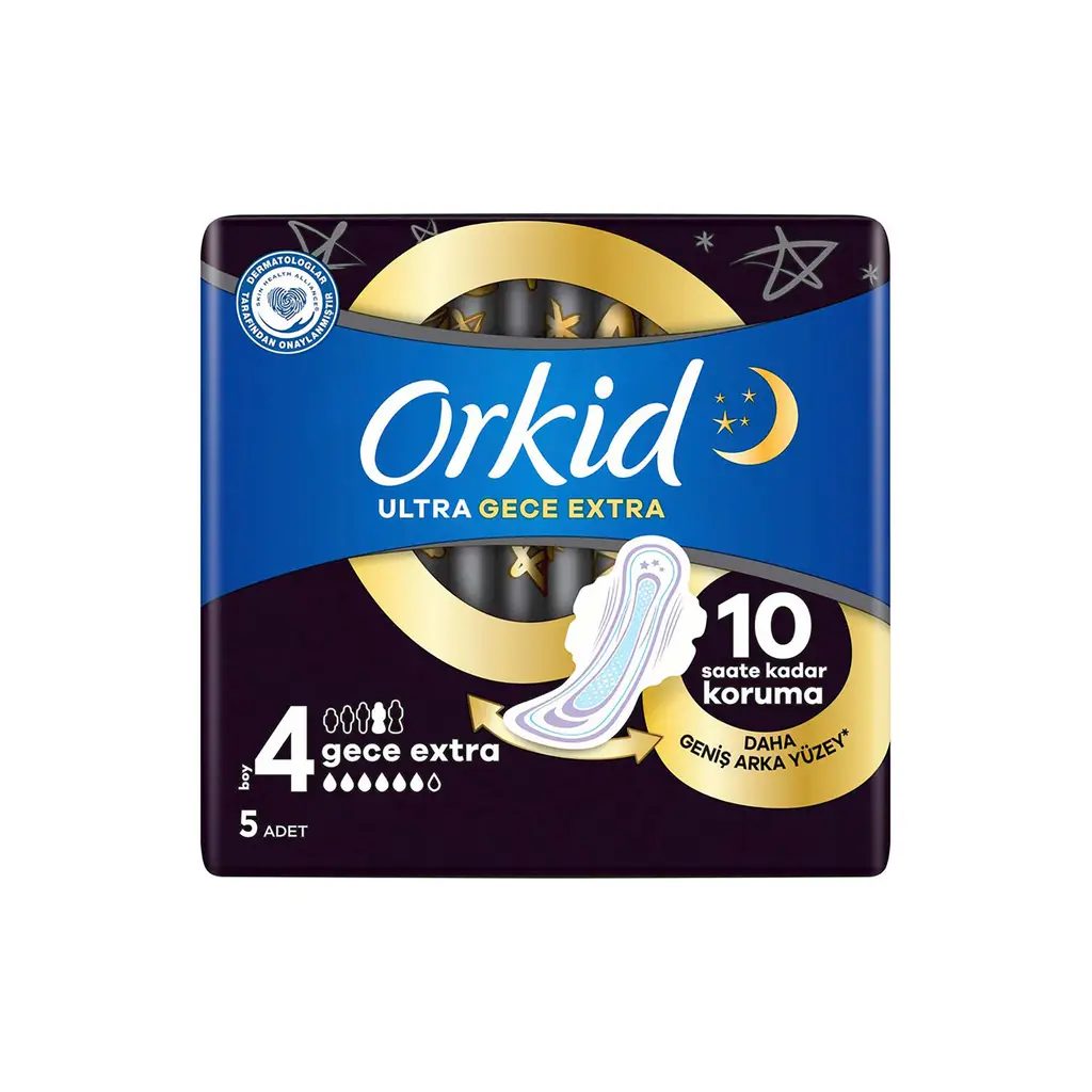 Orkid Ultra Ekstra Tekli Gece Ekstra 5li 2 adet Orkid Ultra Ekstra Tekli Gece Ekstra 5li 2 adet