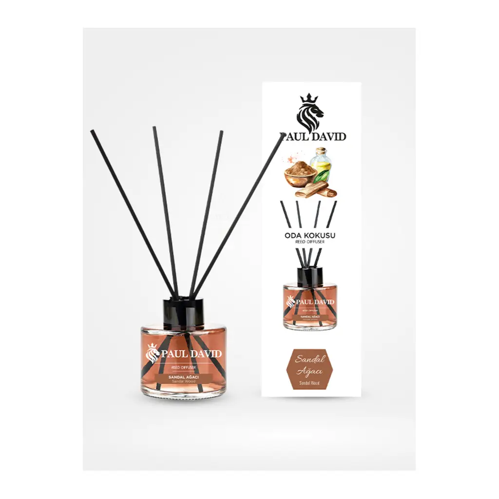 Paul David Sandal Ağacı Yüksek Koku Yayılımlı Dekoratif Bambu Çubuklu Oda Kokusu 145 ml Paul David Sandal Ağacı Yüksek Koku Yayılımlı Dekoratif Bambu Çubuklu Oda Kokusu 145 ml