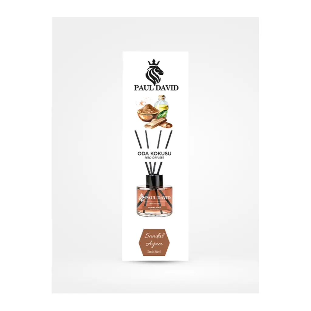 Paul David Sandal Ağacı Yüksek Koku Yayılımlı Dekoratif Bambu Çubuklu Oda Kokusu 145 ml Paul David Sandal Ağacı Yüksek Koku Yayılımlı Dekoratif Bambu Çubuklu Oda Kokusu 145 ml