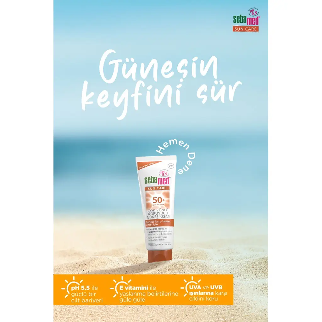 Sebamed Çok Yönlü Koruyucu Güneş Kremi 50 Spf 50 ml Sebamed Çok Yönlü Koruyucu Güneş Kremi 50 Spf 50 ml