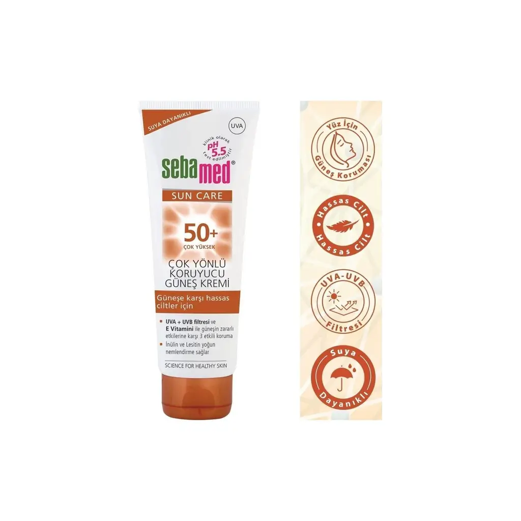 Sebamed Çok Yönlü Koruyucu Güneş Kremi 50 Spf 50 ml Sebamed Çok Yönlü Koruyucu Güneş Kremi 50 Spf 50 ml