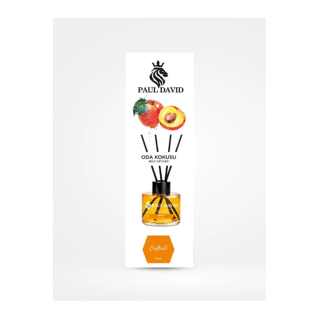 Paul David Şeftali Yüksek Koku Yayılımlı Dekoratif Bambu Çubuklu Oda Kokusu 145 ml Paul David Şeftali Yüksek Koku Yayılımlı Dekoratif Bambu Çubuklu Oda Kokusu 145 ml
