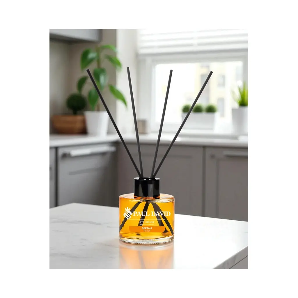 Paul David Şeftali Yüksek Koku Yayılımlı Dekoratif Bambu Çubuklu Oda Kokusu 145 ml Paul David Şeftali Yüksek Koku Yayılımlı Dekoratif Bambu Çubuklu Oda Kokusu 145 ml