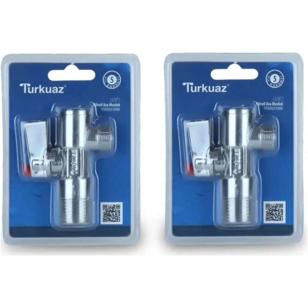 Turkuaz 3/8" Filtreli Ara Musluk 9TA003100 Turkuaz 3/8" Filtreli Ara Musluk 9TA003100